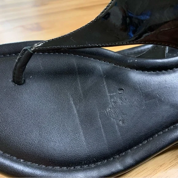Cole Haan Black Women’s Thong Sandals , Size 9 1/2 - Picture 6 of 9